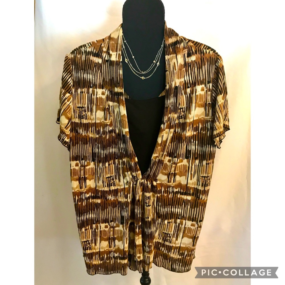 Notations Brown Blouse